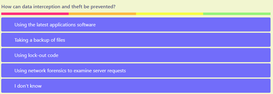 Data Interception Computer Science Example How can data interception and theft be | StudyX