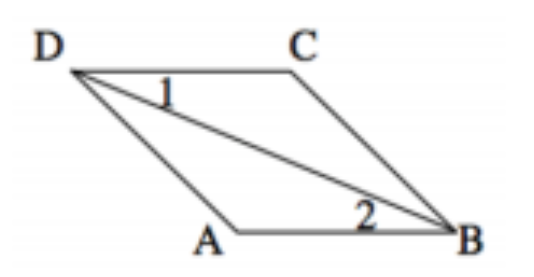Provide a two-column proof. Given: ABCD is | StudyX