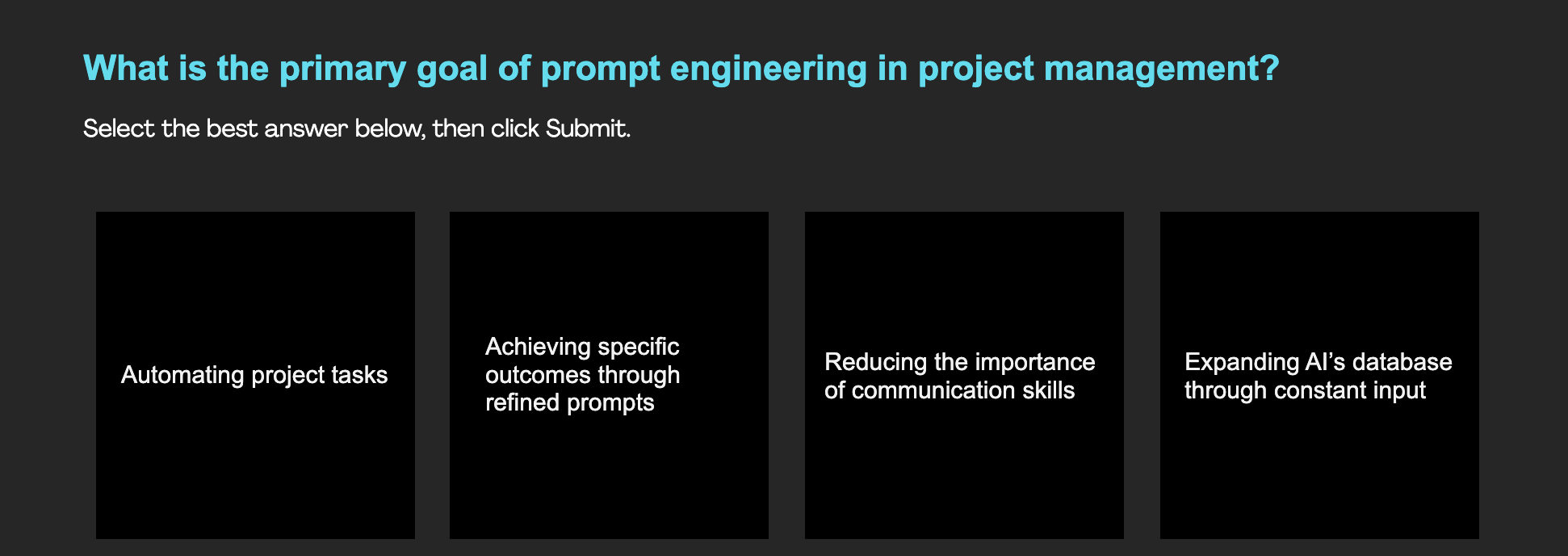 What is the primary goal of prompt