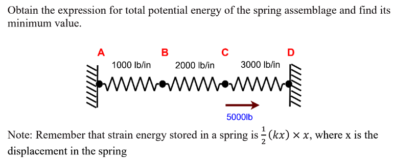 Obtain the expression for total potential | StudyX