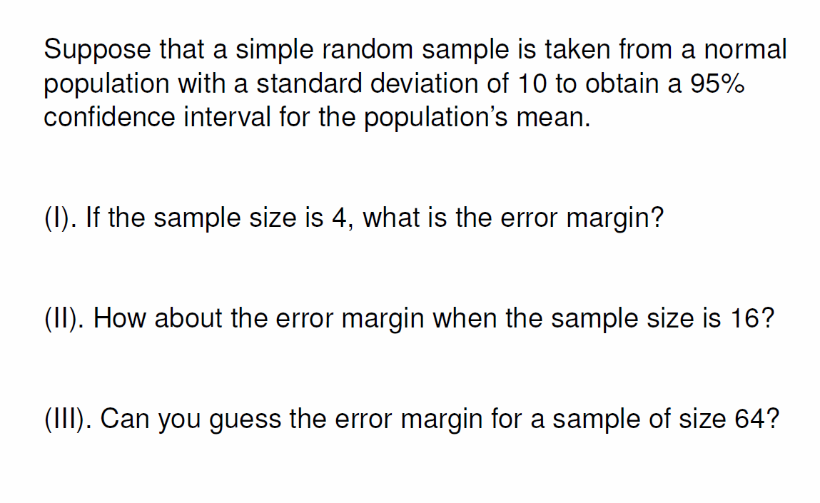 Suppose that a simple random sample is taken | StudyX