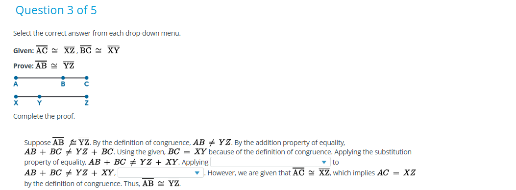 Select the correct answer from each | StudyX
