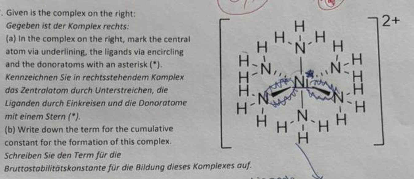 Given is the complex on the right: Gegeben | StudyX