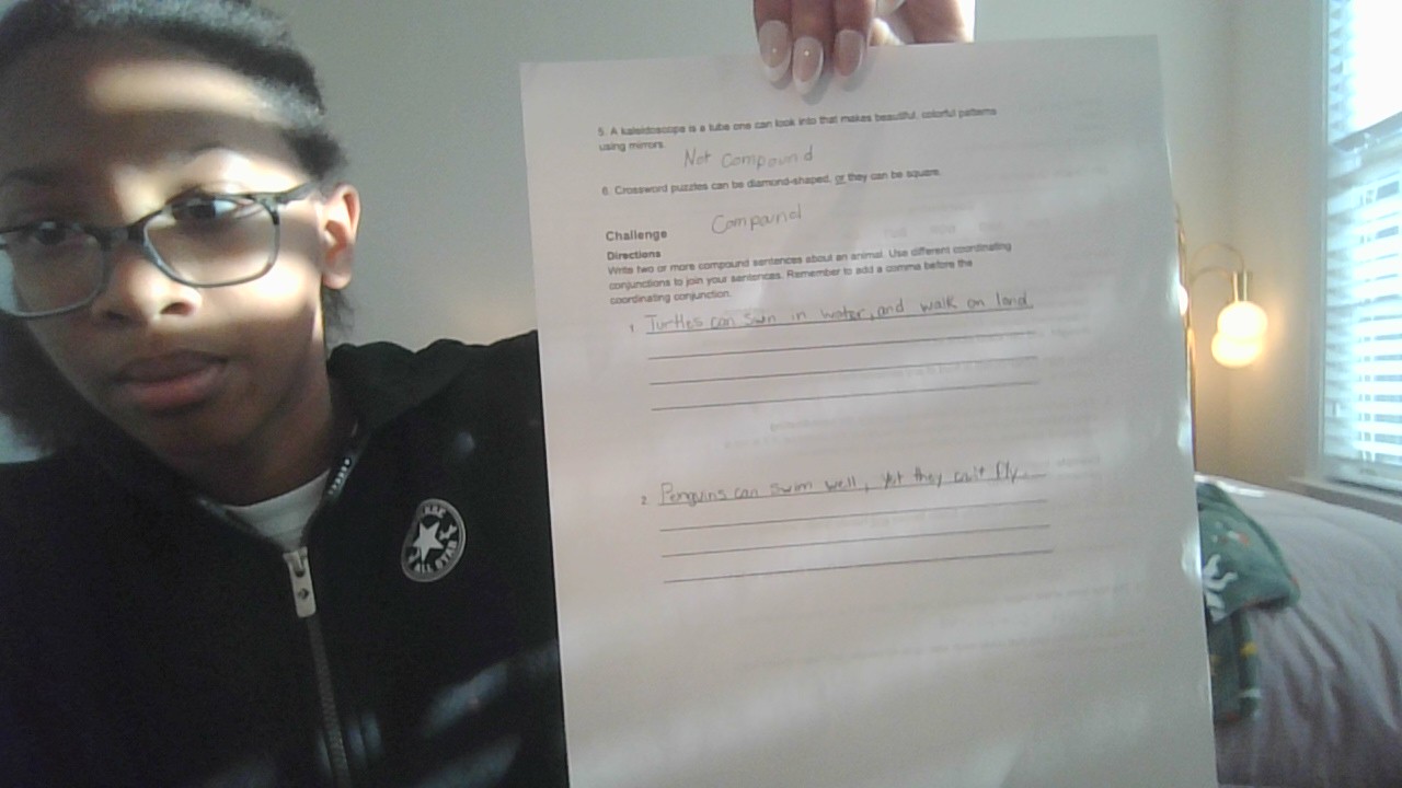 6th Grade Grammar Warm Up: Compound | StudyX