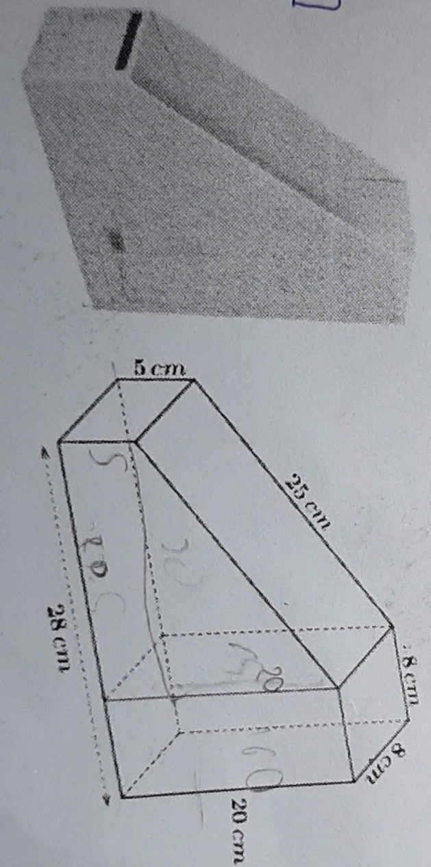 The image shows a 3D shape with the | StudyX