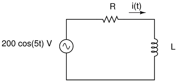 The current in the RL circuit shown below is | StudyX