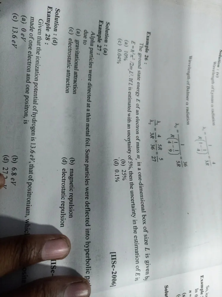 Example 26: The ground state energy E of an | StudyX