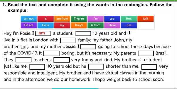 1. Read the text and complete it using the | StudyX
