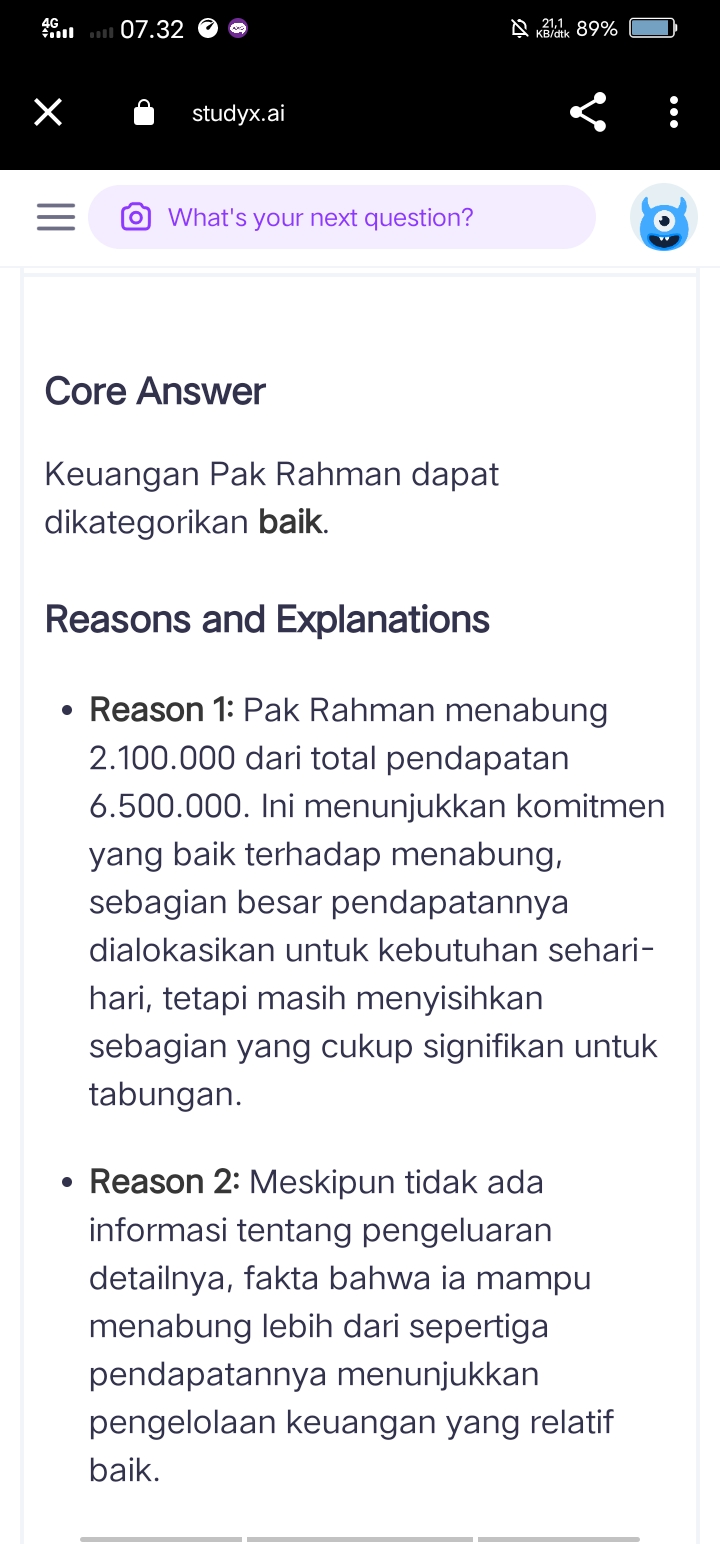 Pakistan Rahman Rp Core Answer Keuangan Pak Rahman dapat | StudyX