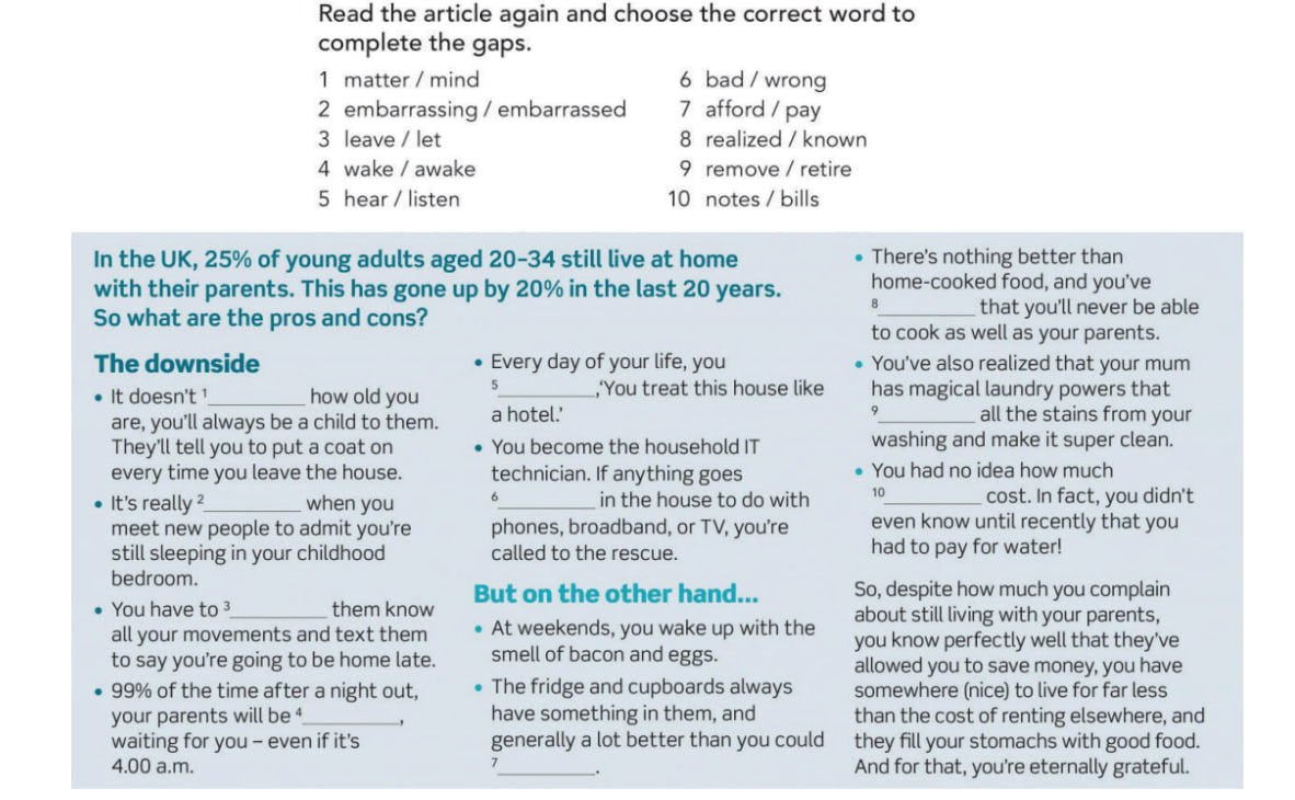 Read the article again and choose the | StudyX