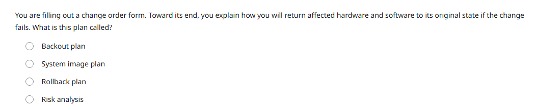 You are filling out a change order form