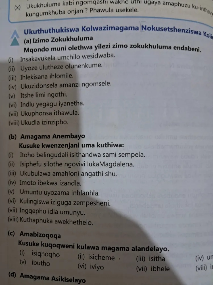 Phawula (x) Ukukhuluma kabi ngomqashi wakho uthi | StudyX