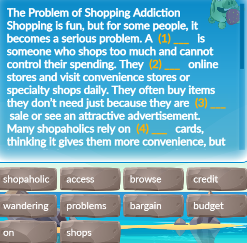 The Problem of Shopping AddictionShopping is | StudyX