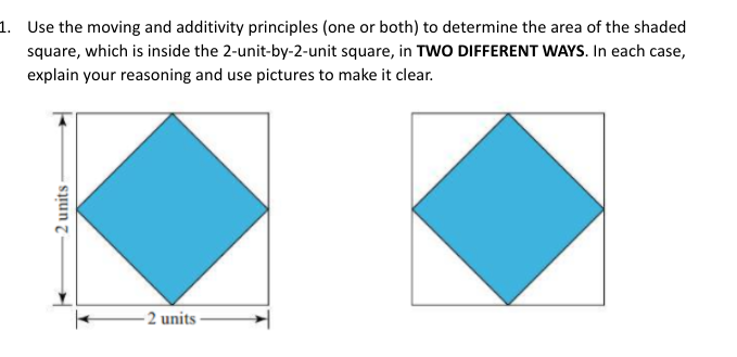 1 Use the moving and additivity principles | StudyX