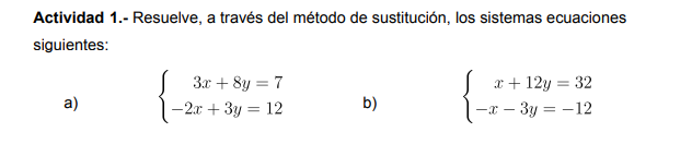 Actividad 1- Resuelve a travs del mtodo de | StudyX