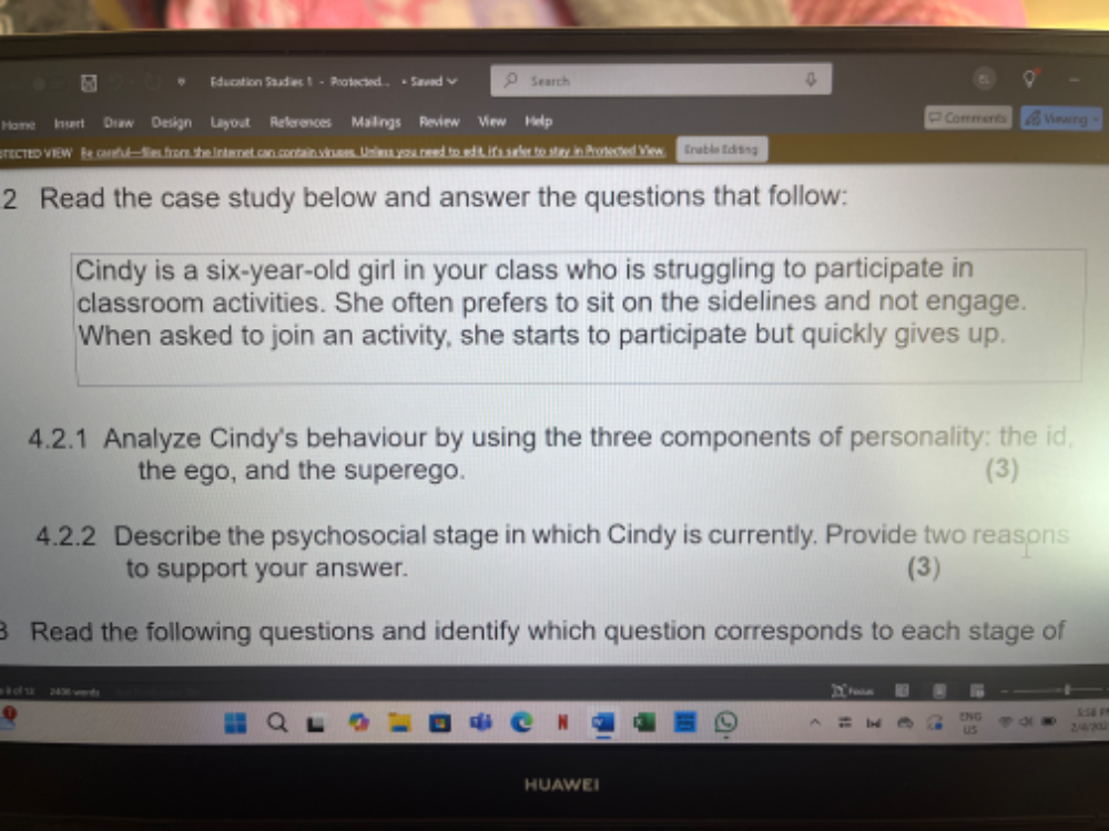 2 Read the case study below and answer the