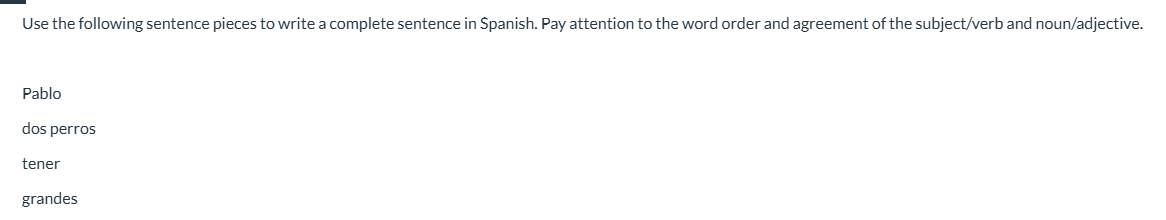 Use the following sentence pieces to write a | StudyX