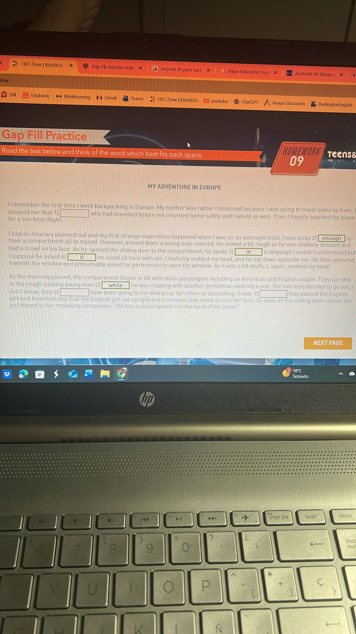 Gap Fill Practice Read the text below and | StudyX