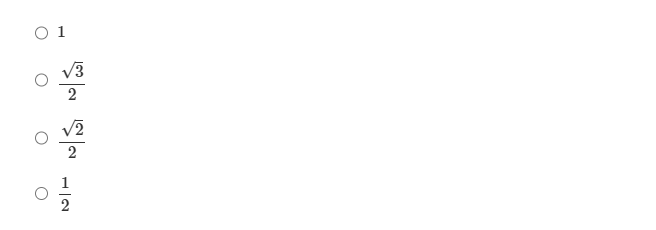 From the unit circle, what is sine of $ { | StudyX