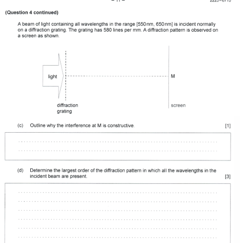 4. Two sources of light produce an | StudyX