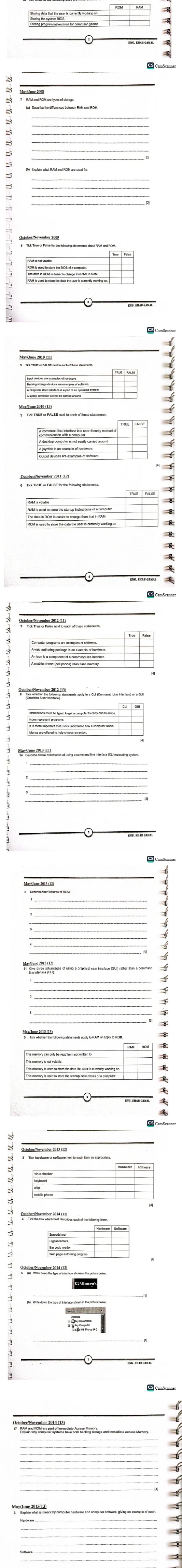 Ram Mso Document Example.pdf May/June 2008 7 RAM and ROM are types of | StudyX
