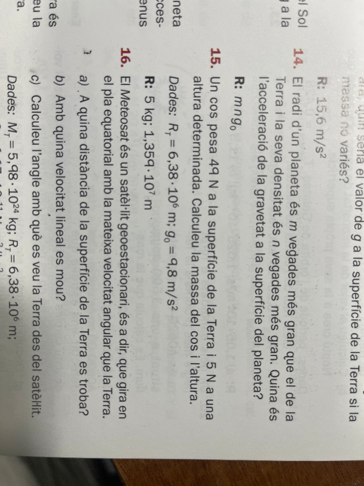 El radi d #39 un planeta és m vegades més gran StudyX