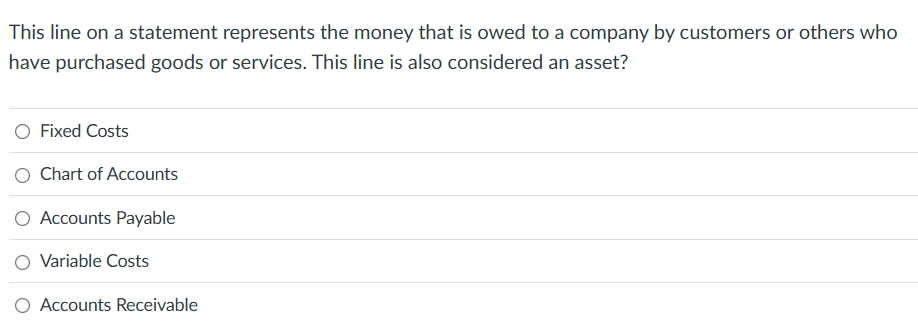 Fixed Account Line This line on a statement represents the