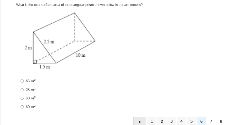 What is the total surface area of the | StudyX