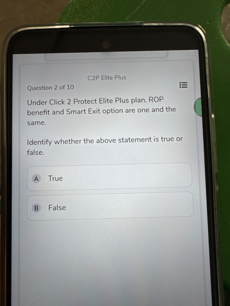 Plen Rop Question 2 of 10 Under Click 2 Protect | StudyX