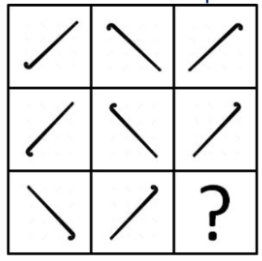 The image shows a 3x3 grid with diagonal | StudyX