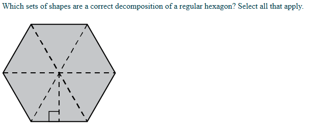 Which sets of shapes are a correct | StudyX