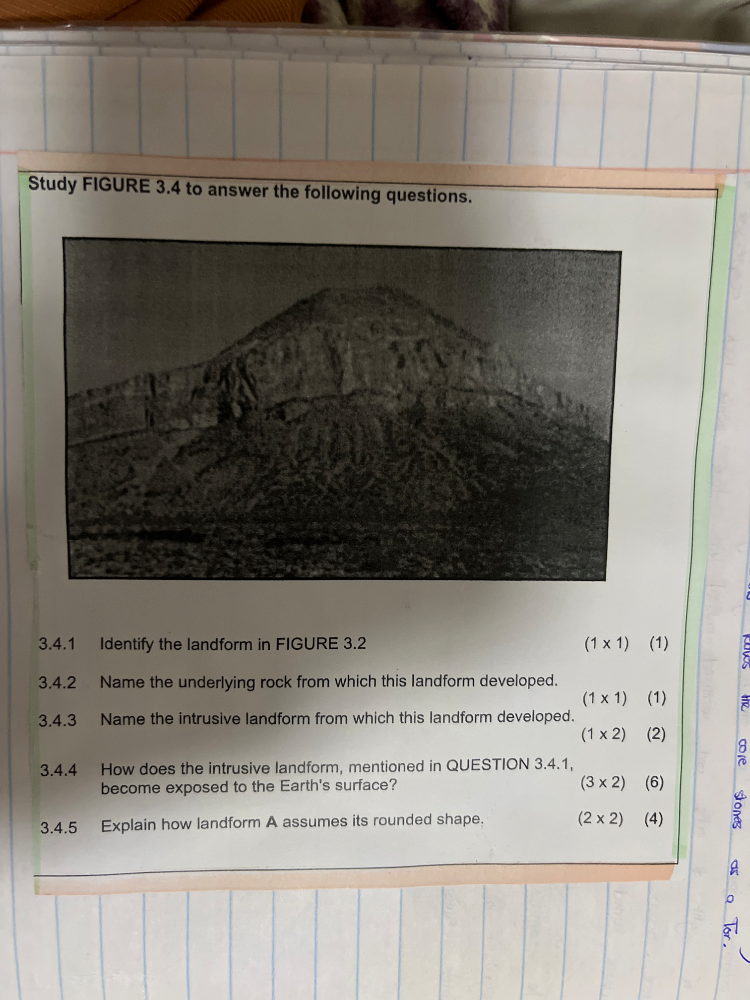 Study FIGURE 3.4 to answer the following | StudyX
