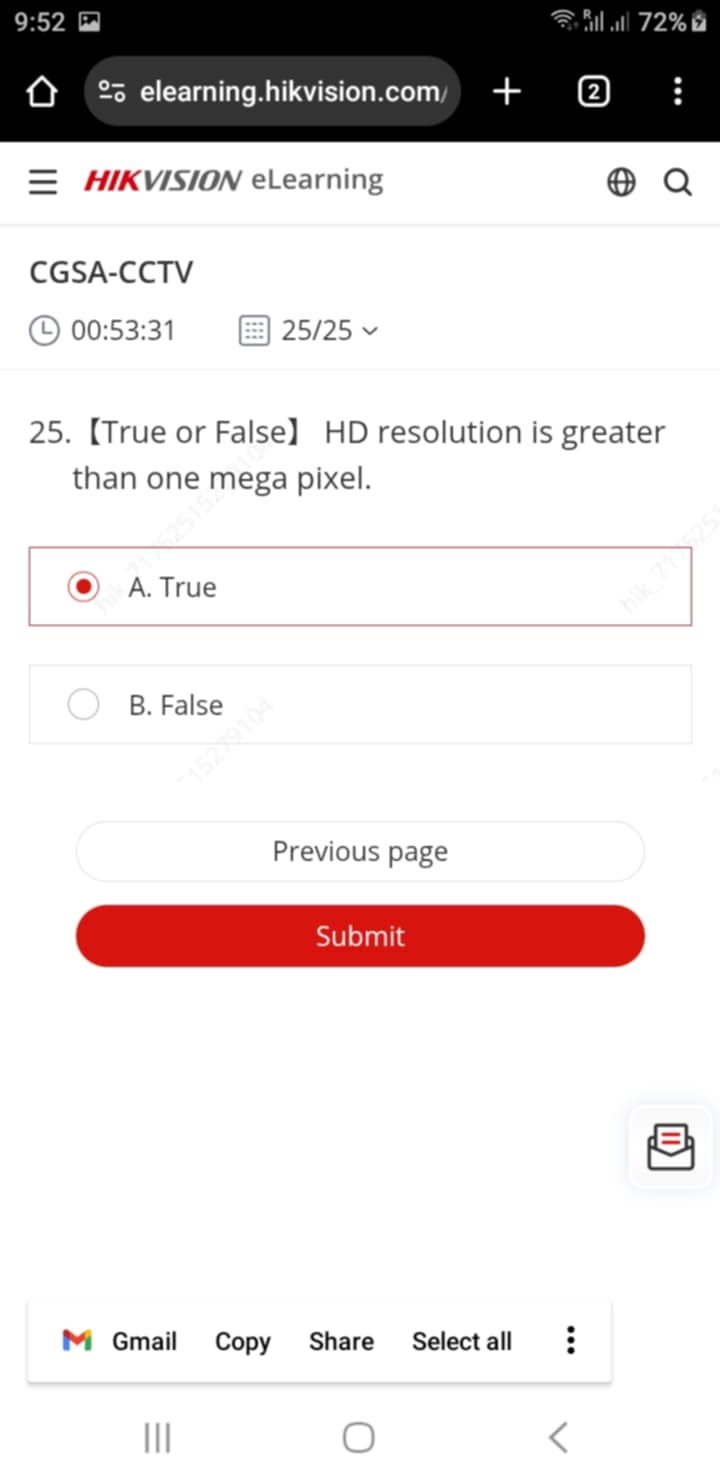 True Resolutions 【True or False】 HD resolution is greater