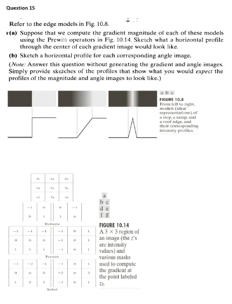 Edge Modelling Symbol Question 15 Refer to the edge models in Fig.