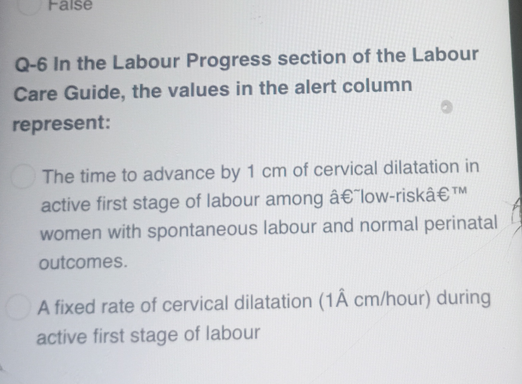 Q-6 In the Labour Progress section of the | StudyX