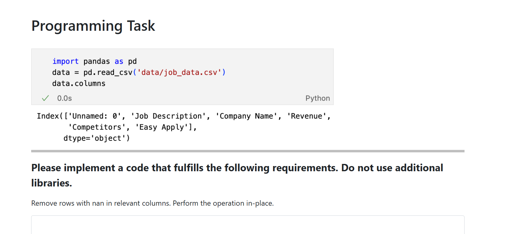```python import pandas as pd data = | StudyX