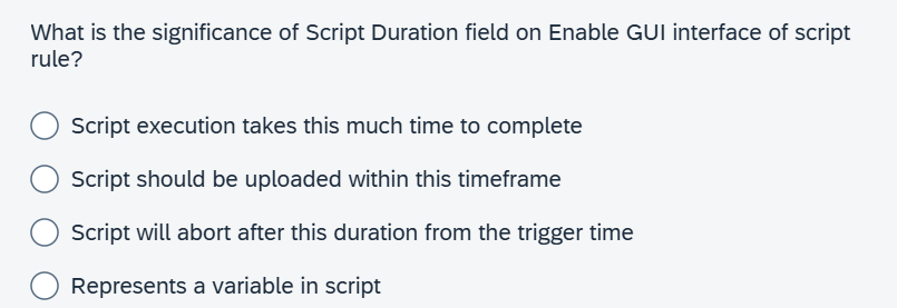 Reason In Script What is the significance of Script Duration | StudyX