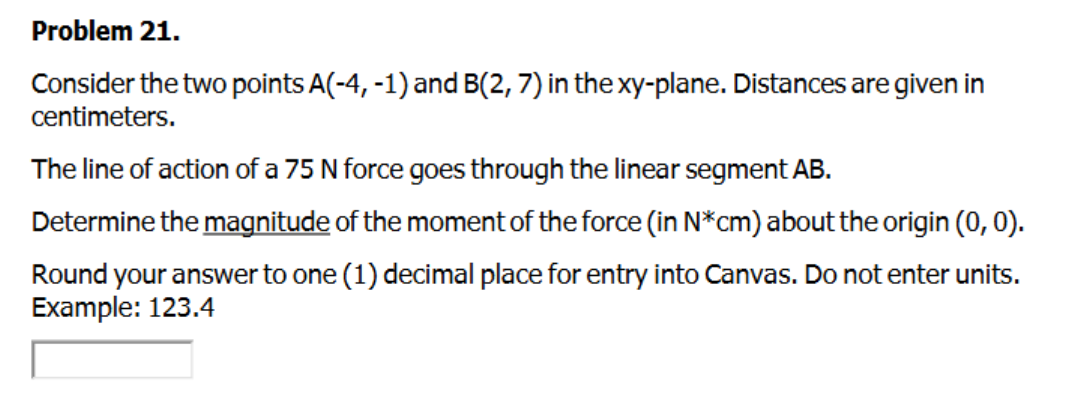 Problem 21. Consider the two points A(-4, | StudyX