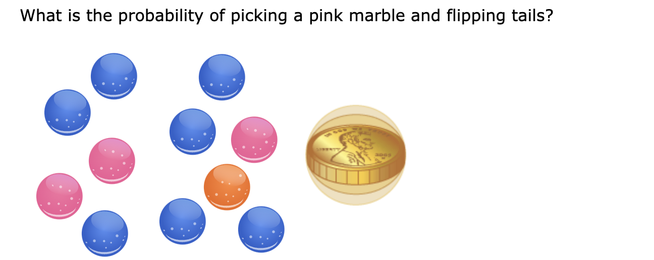 What is the probability of picking a pink | StudyX