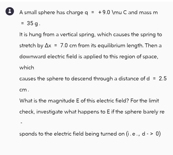 8-a-small-sphere-has-charge-q-90-mu-c-and-studyx