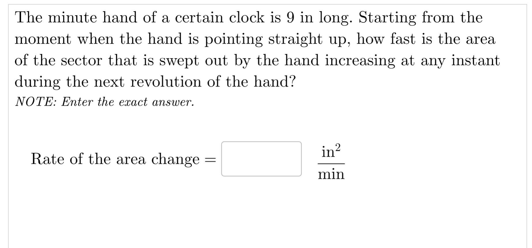 the-minute-hand-of-a-certain-clock-is-9-in-studyx