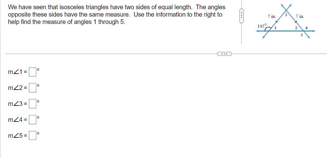 We have seen that isosceles triangles have | StudyX