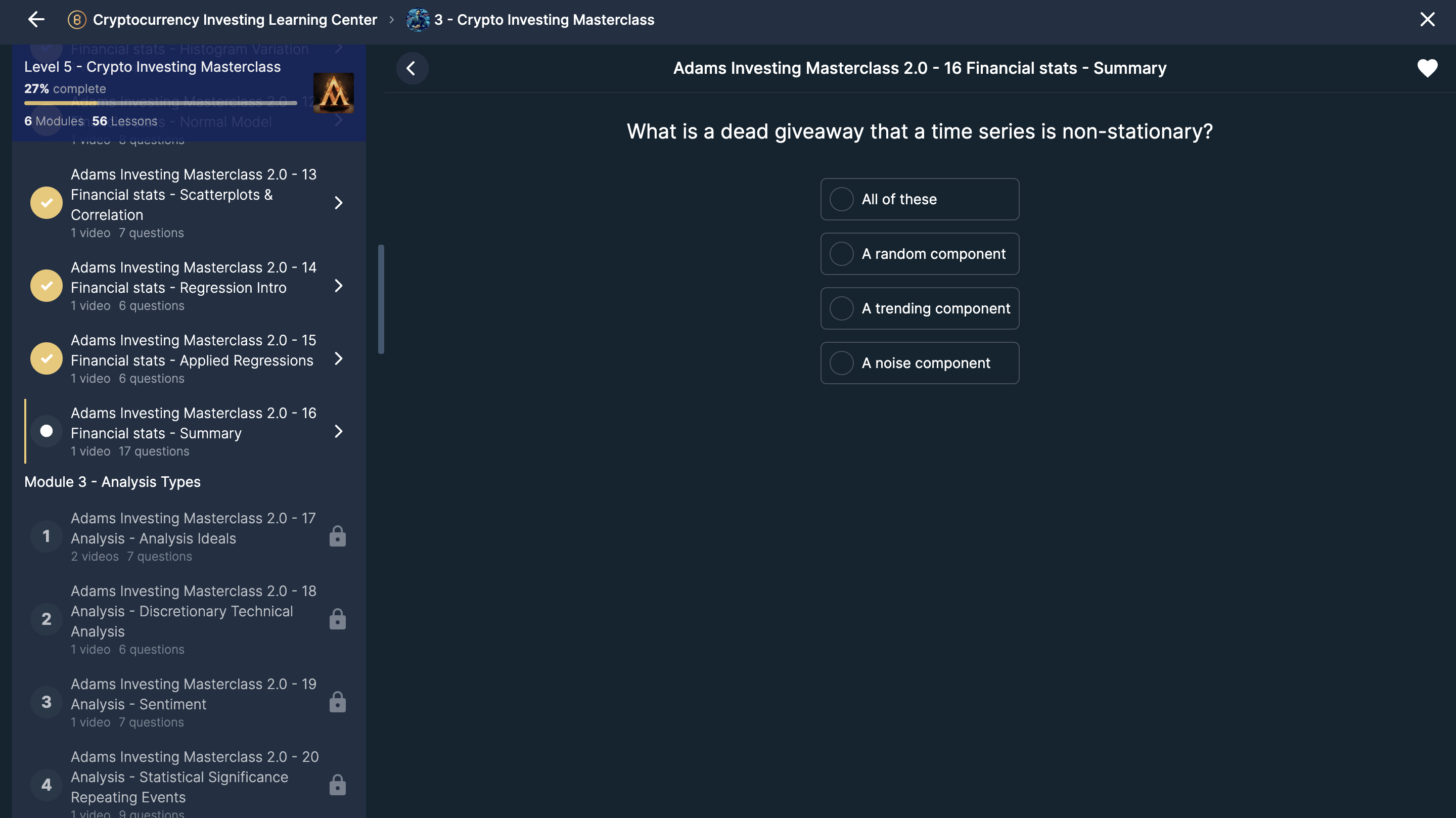 Level 5 - Crypto Investing Masterclass 2 7 | StudyX