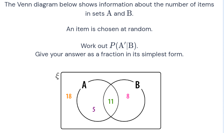 The Venn diagram below shows information | StudyX