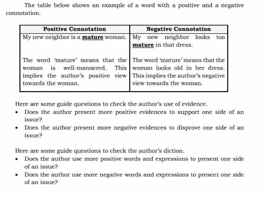 The table below shows an example of a word | StudyX