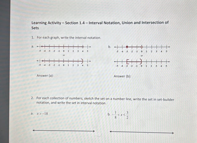 Learning Activity - Section 14-Interval | StudyX