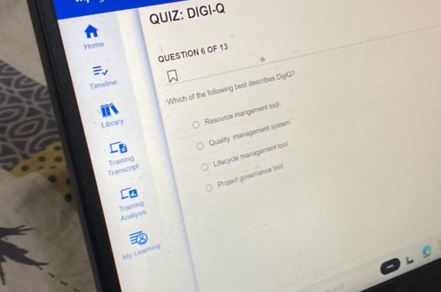 QUIZ DIGI-Q QUESTION 6 OF 13 Which of the | StudyX