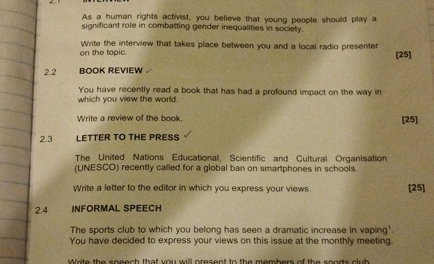 21 INTERVIEW As a human rights activist you