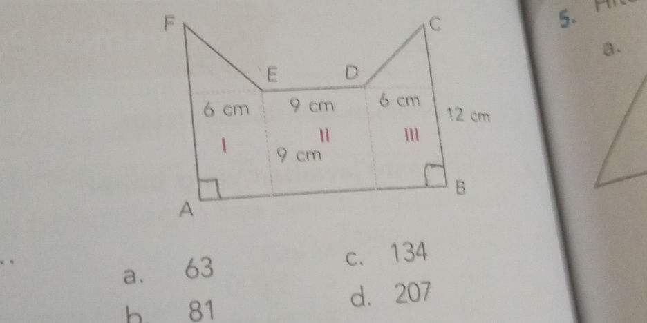 Find the area of the figure shown below | StudyX