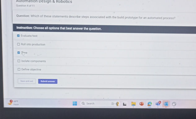 Automation Design RoboticsQuestion 4 of | StudyX